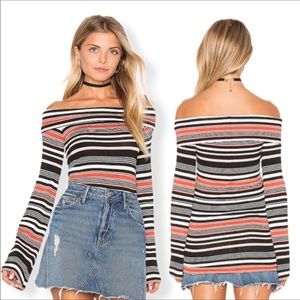 FREE PEOPLE Portland Off The Shoulder Top XS
